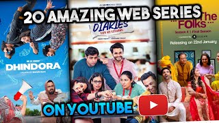 Top 20 Best Indian Web Series available on Youtube & MX Player