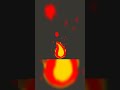 Simple fire animation trying first time #viral #reels #shorts