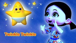 Twinkle Twinkle Little Star Poem I English Poem I Lullaby For Babies To Go To Sleep I Happy Bachpan