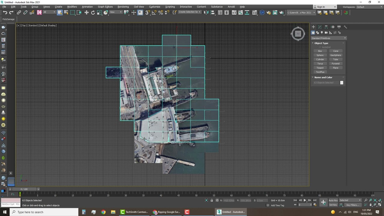 Ripping Google Earth 3D Models - Import & Fine Tune In 3ds Max - Part 3 ...