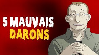 5 MAUVAIS DARONS DANS LES MANGAS ANIMES