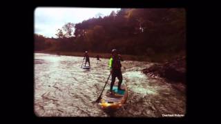 One day of　SUP Downriver　session  201604