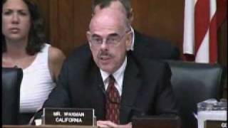 Chairman Waxman Questions BP CEO Tony Hayward