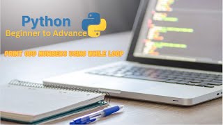 print odd numbers in python using while loop #python3 #while