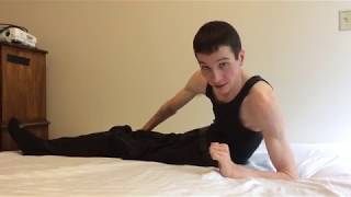 C7-C8 Quadriplegics Getting Out of Bed Part 3: Prone on Elbows to Long Sitting - Demonstration