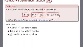 [Chapter 4] #2 Cumulative distribution function