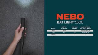 NEBO Unboxed | Bat Light 1500 Tactical Flashlight