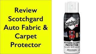 Review Scotchgard Auto Fabric \u0026 Carpet Protector, 1 Can, 10-Ounce