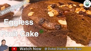 Eggless Moist Fruit Cake: A Delightful Vegan Recipe!\