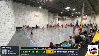 GoVolley - U13 Black @ Shenandoah Surge 13U (2025.02.16)