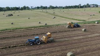 3 Balers make 100's of Round Bales