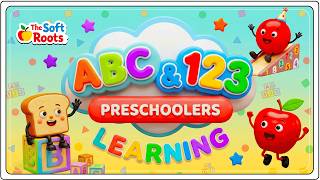 Preschool Learning activities for 3 year olds at home | Learn ABC Phonics Shapes Numbers Colors 🌈