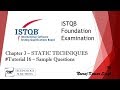 ISTQB Foundation Level Certification 2011 | Chapter 3 - Sample Questions