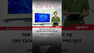 Tạm đình chỉ chức vụ đối với Chủ tịch UBND huyện Phú Quý #antv #shorts #phuquy #binhthuan #tintuc