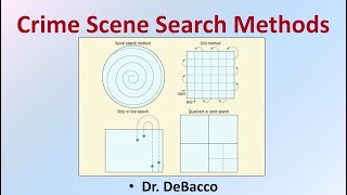 Crime Scene Search Methods