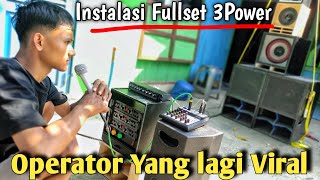 Instalasi Sound system Fullset Miniatur 3power & crossover mini + Mixer Mini di banyak Speaker