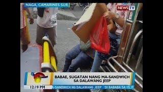 BT: Babae, sugatan nang ma-sandwich sa 2 jeep