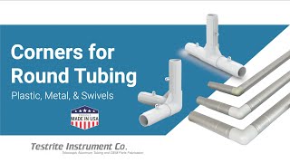 Plastic Molded Corners for Round Tubing