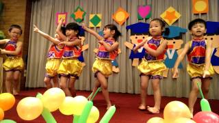 2014艼妤幼新中班畢業表演划船歌