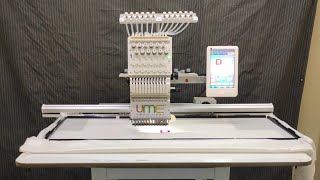 UME Computerized Embroidery machine Demo