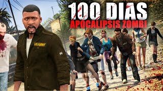 SOBREVIVÍENDO 100 DÍAS en un APOCALIPSIS ZOMBIE en GTA 5 🧟‍♂️