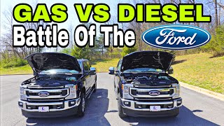 2022 Ford 6.7L Diesel VS 7.3L Gas  || The Powerstoke Is The 7.3L Gas Worst Nightmare... Or Is It?