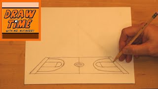 How to Use One-Point Perspective to Draw a Basketball Court