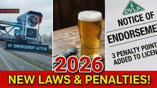 INSTANT Licence SEIZURES By POLICE: 2026 NEW Driving Laws Coming! 😲