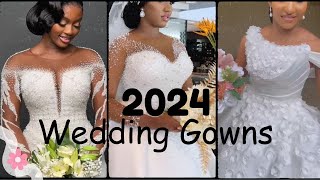 The Extravagant World of African White Wedding Dress, bridal fashion 2024|#bridals