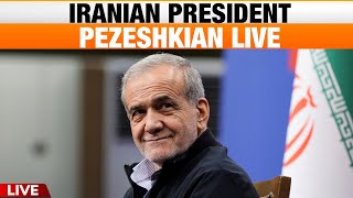 LIVE | Tehran | Iranian President Pezeshkian holds a press conference