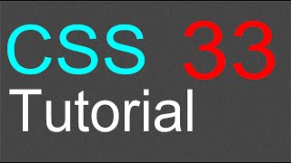 CSS Tutorial for Beginners - 33 - Floating an element