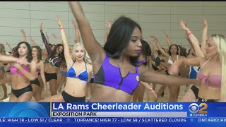 Dancers Audition For LA Rams Cheerleading Team