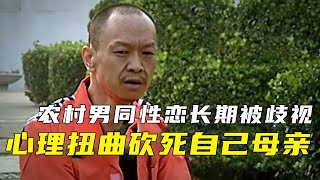 农村男同性恋长期被歧视，心理扭曲砍死自己母亲,竟还要j尸！【大胖谈侃说】