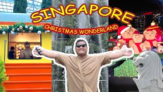 singapore christmas wonderland | merlion, cloud forest, flower dome, chrsitmas wonderland ...