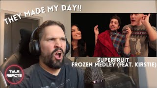 Music Producer Reacts To SUPERFRUIT - FROZEN MEDLEY (feat. Kirstie Maldonado)