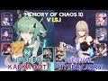 [F2P] E0 Huohuo & E6 Serval Hypercarry | Memory of Chaos v1.5 Stage 10 | MoC | Honkai: Star Rail