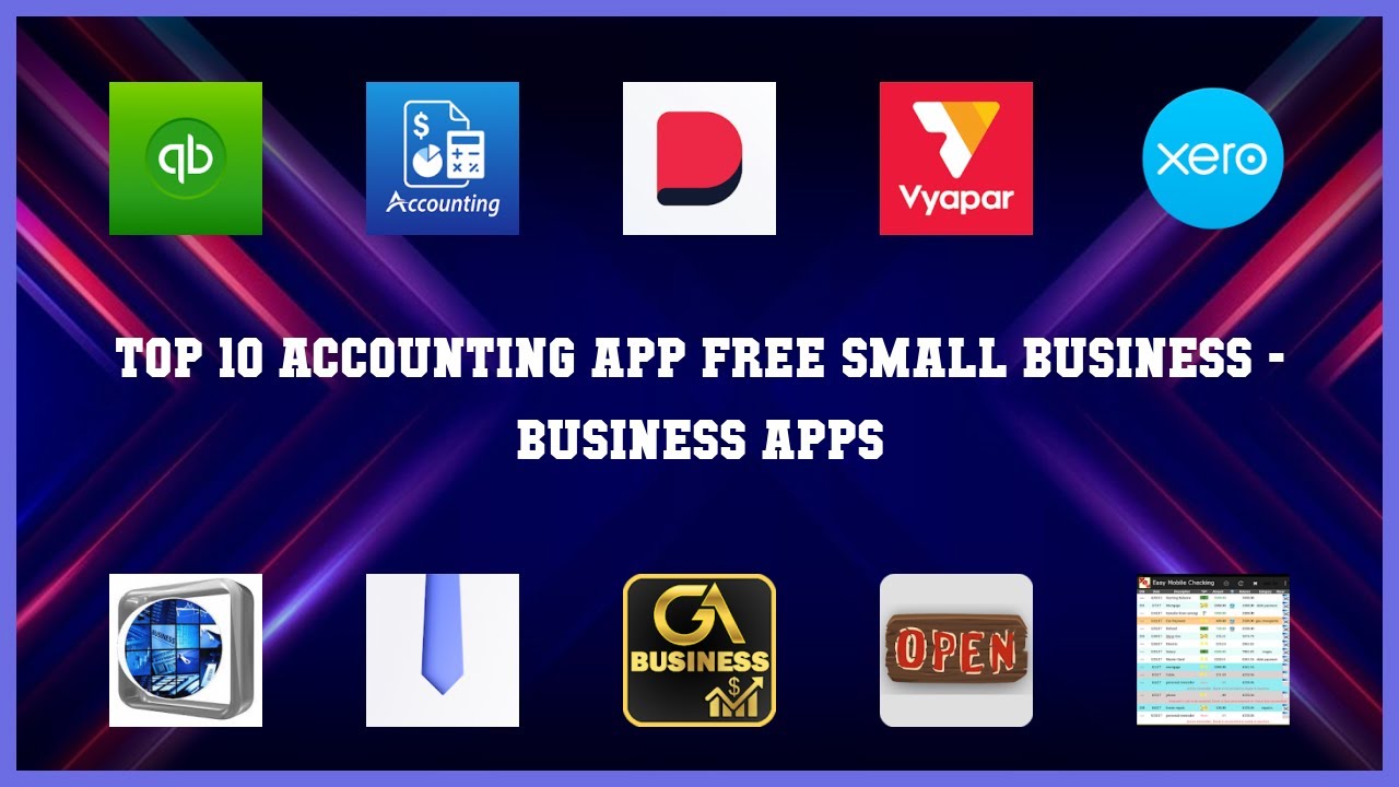 Top 10 Accounting App Free Small Business Android Apps - YouTube