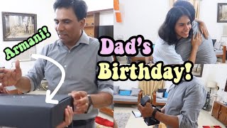 I GAVE MY DAD AN ARMANI WATCH FOR HIS BIRTHDAY! 🥳 Dad's Birthday Celebration Vlog