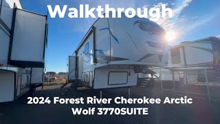 2024 Forest River Cherokee Arctic Wolf 3770Suite - Fifth Wheel Silent Tour