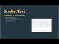 Python Tkinter: How to create a ScrolledText in Tkinter
