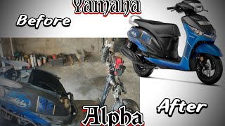 bike zone bihar yamaha alpha full body restoration @bikezonebihar1473#yamaha