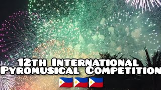 Philippine 12th International Pyromusical Competition 2025 #fireworks #pyromusical #philippines #diy