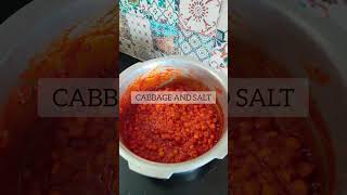 Quick and easy Cabbage sabzi #shorts