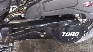 Mantenimiento transmisión Toro Power TR 180cc