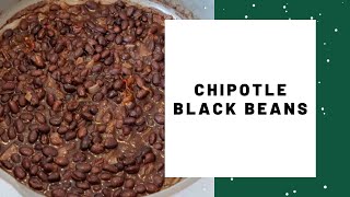 Chipotle Black Beans