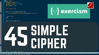 exercism.io 45 simple cipher