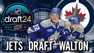 Winnipeg Jets Draft Kieron Walton 187th Overall!!