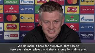 'We Make It Hard For Ourselves' Admits Solskjaer As Man Utd Take On Leipzig In Decisive Clash