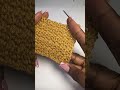 Lemon peel crochet stitch