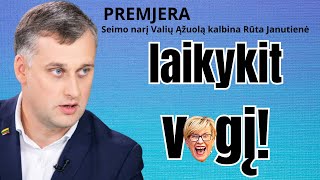 Ar Lietuvą valdo nusikalstamas susivienijimas?   | Studijoje - Seimo narys  Valius Ąžuolas